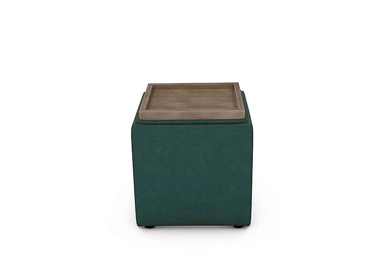 Bronwyn Storage Cube Tray Stool - Curly Kale Wot