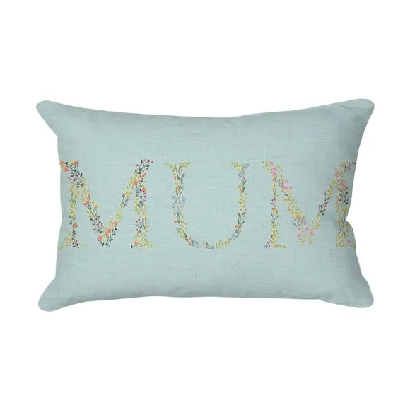 Mum Floral Rectangle Cushion 3
