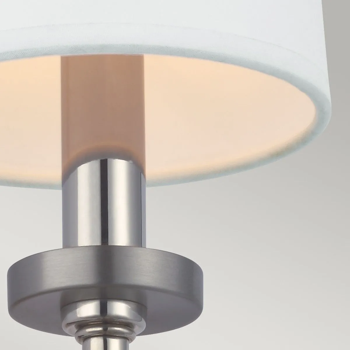 Netlighting Feiss Felixstowe 1 Light Wall Light Polished Chrome IP44 in Grey 2