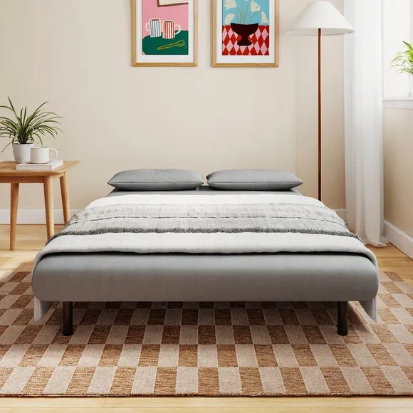 Phoebe Velvet Small Double 2 Seater Sofa Bed 2
