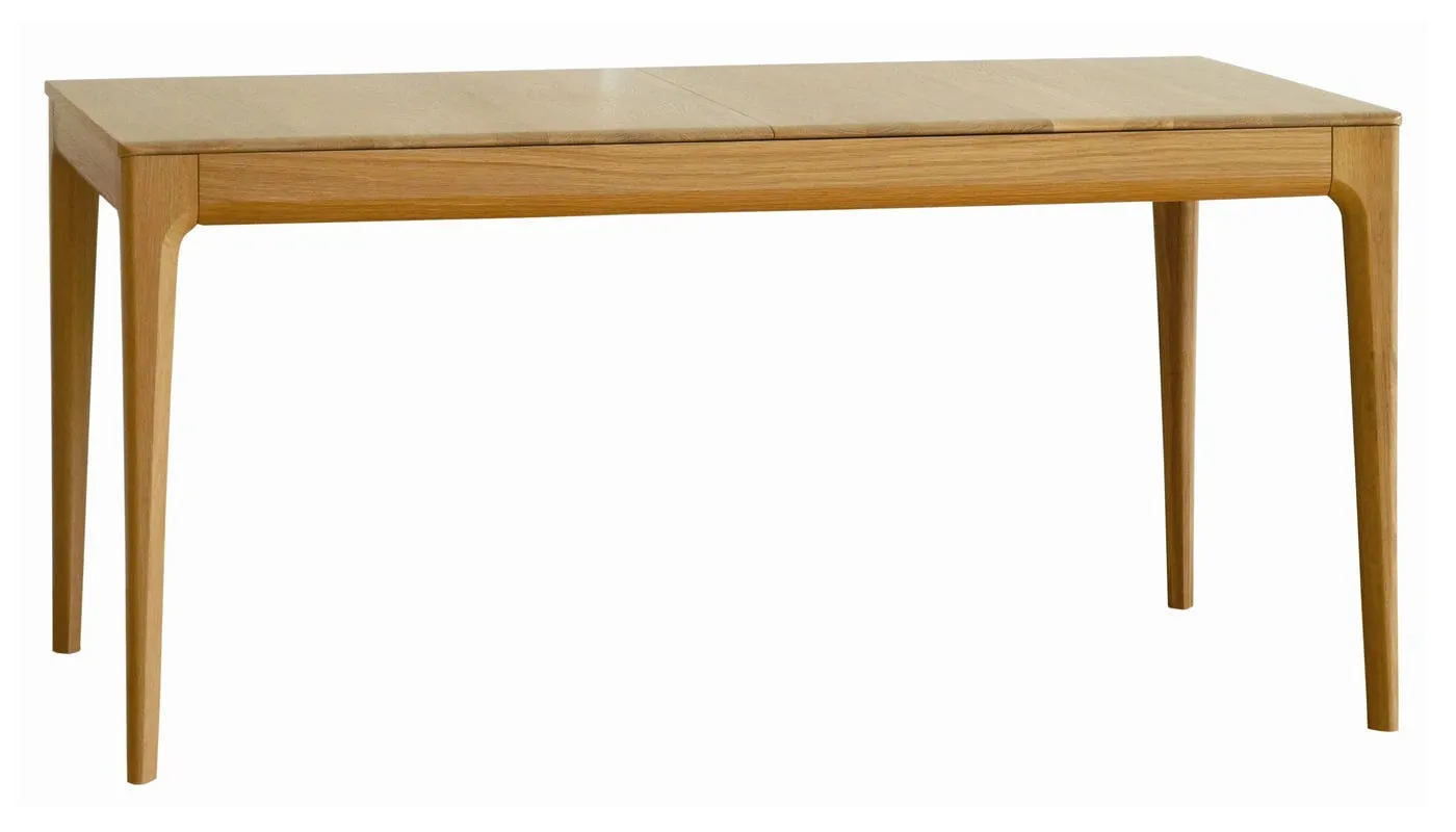 Ercol Romana Medium Extending Dining Table Clear Matt Oak 6-8 Seater