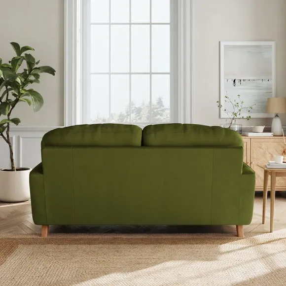 Martha Matte Plush Velvet 2 Seater Sofa 3