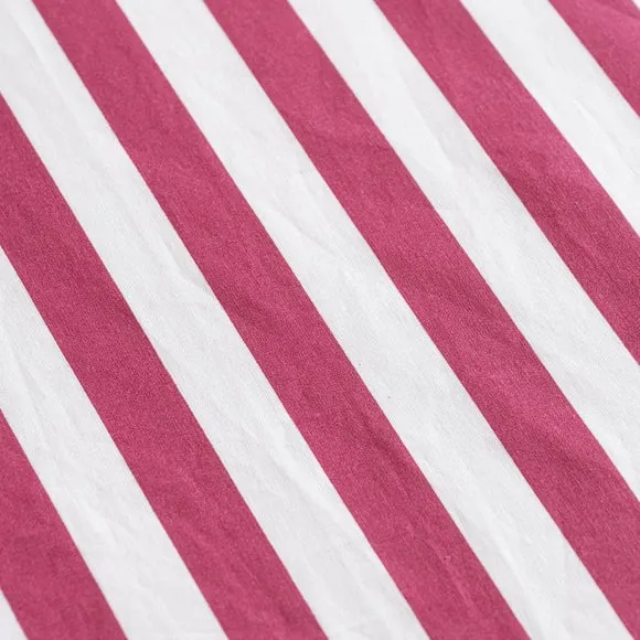 Durham Stripe 100% Cotton Duvet Cover and Pillowcase Set 3
