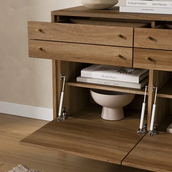 Edgar Small Sideboard, Oak Effect 4