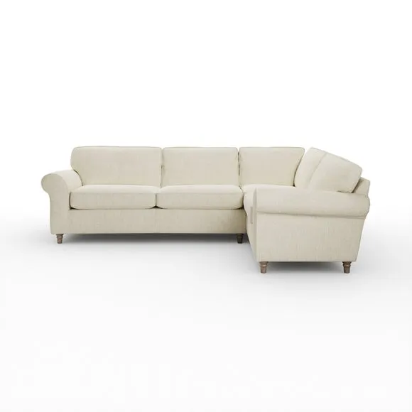 Flori Chunky Chenille Corner Sofa 6