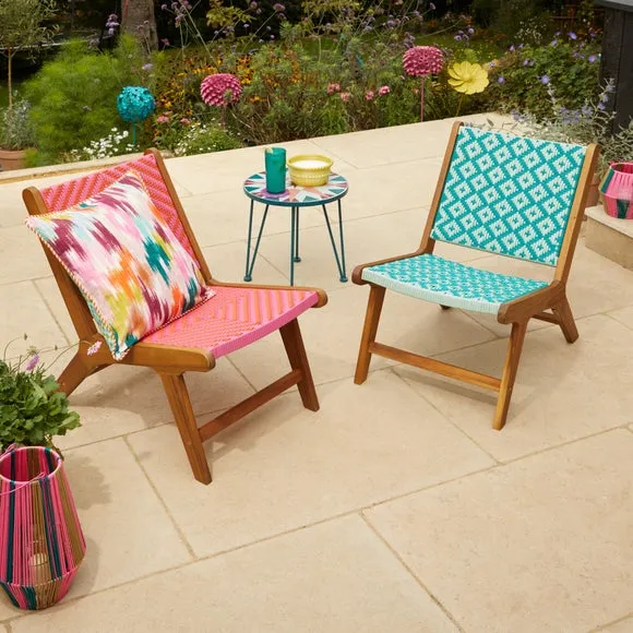 Sophie Robinson Pavilion Peacock Garden Chair 4