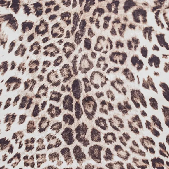 Faux Leopard Print Rug 6
