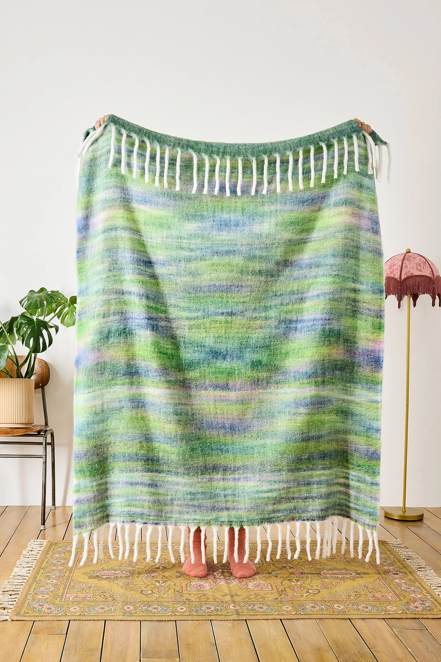 Ocean Cosy Throw - Blue