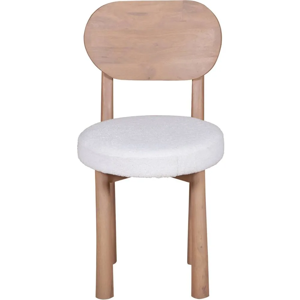 IH Design Jodhpur Solid Wood Dining Chair (Set Of 2) in Brown 3