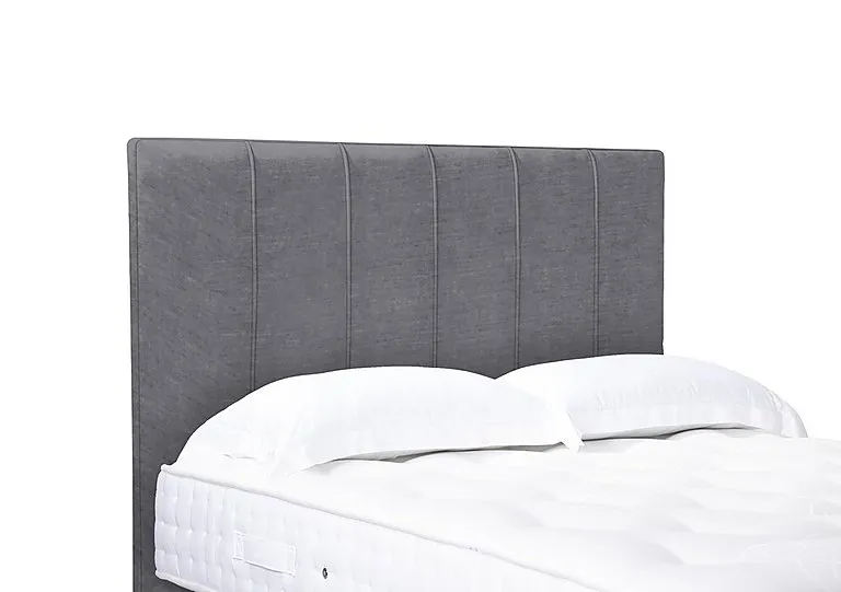Artisan Collection Rhodes High Floor Standing Headboard - Single - Aston Steel