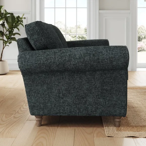 Flori Chunky Chenille 2 Seater Sofa 2
