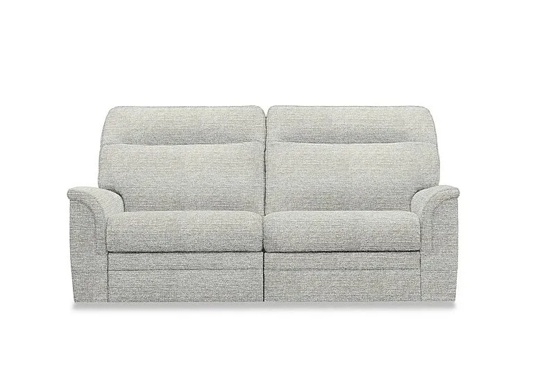 Hudson 23 Large 2 Seater Fabric Sofa - Caledonian Silver