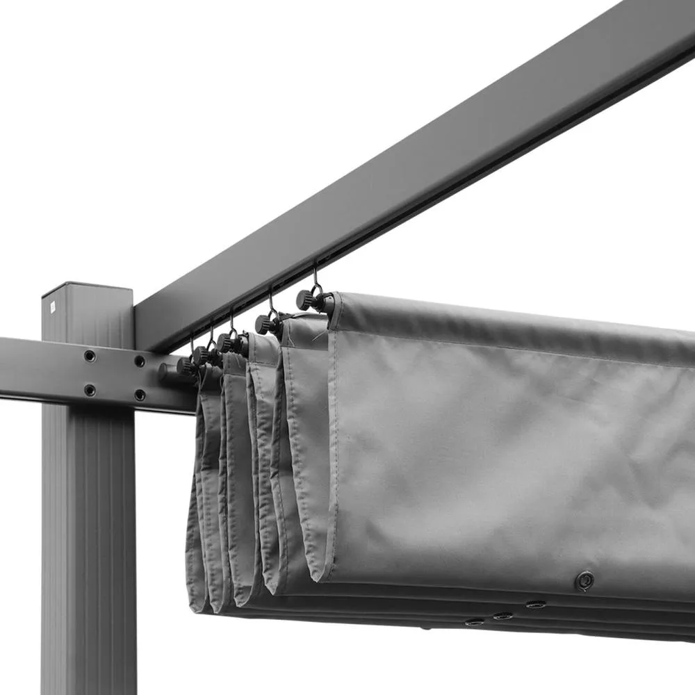 sweeek Roof cover for 3x4m Isla pergola in Grey 3