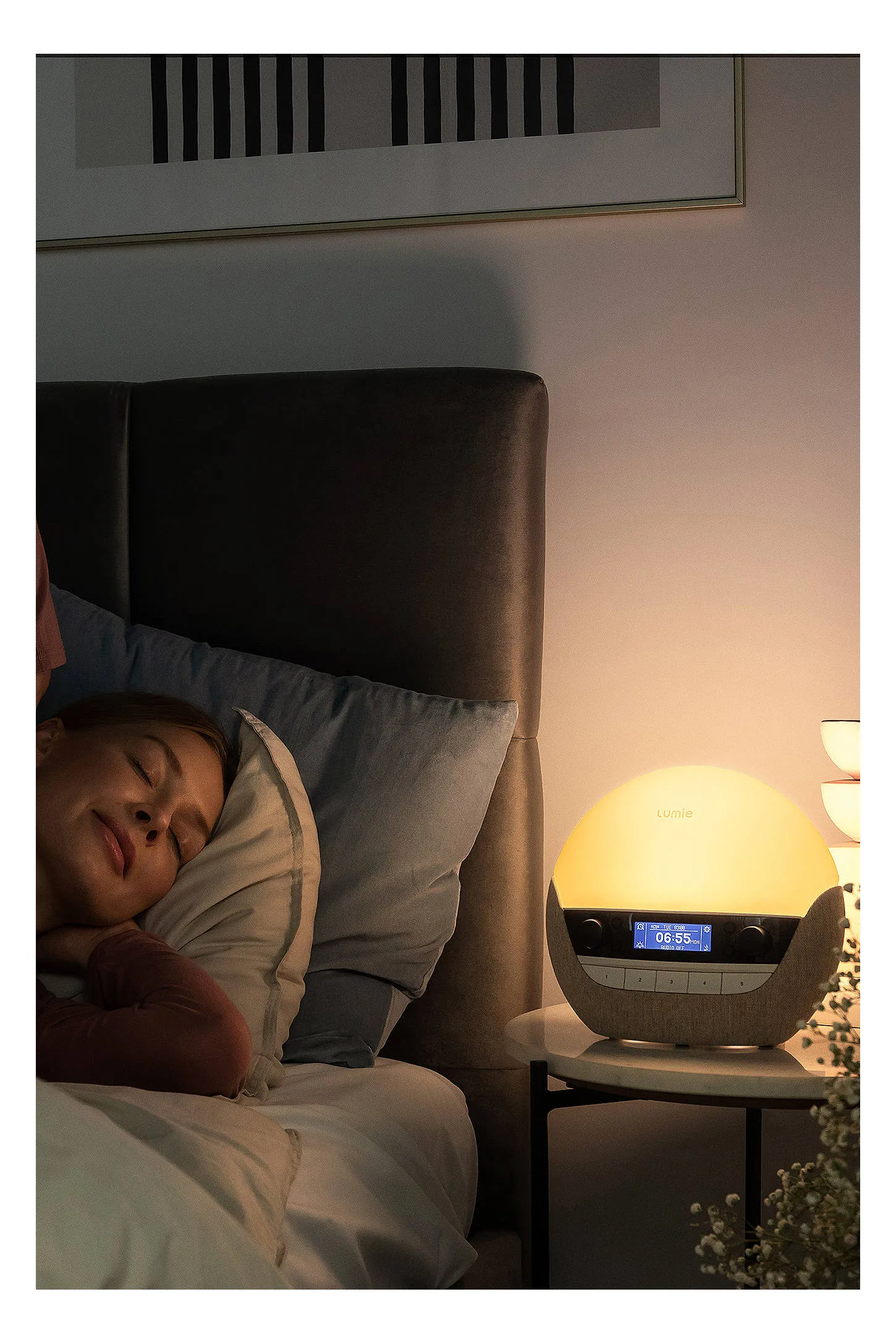 Lumie Bodyclock Luxe 700FM Alarm Clock - Neutral ALL 2