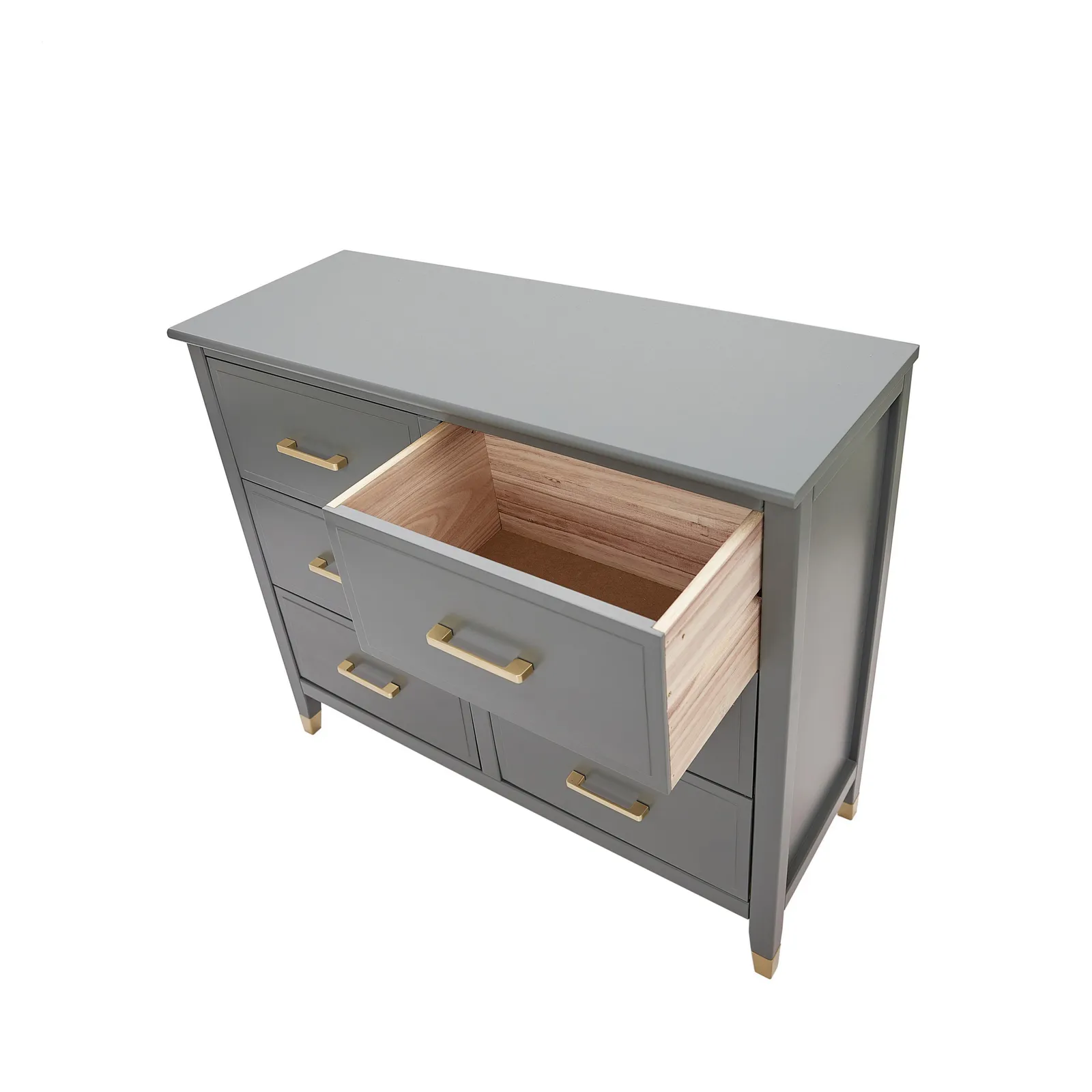 Cabinet Bits Palazzi 6 Drawer Chest of Drawers in Grey 5