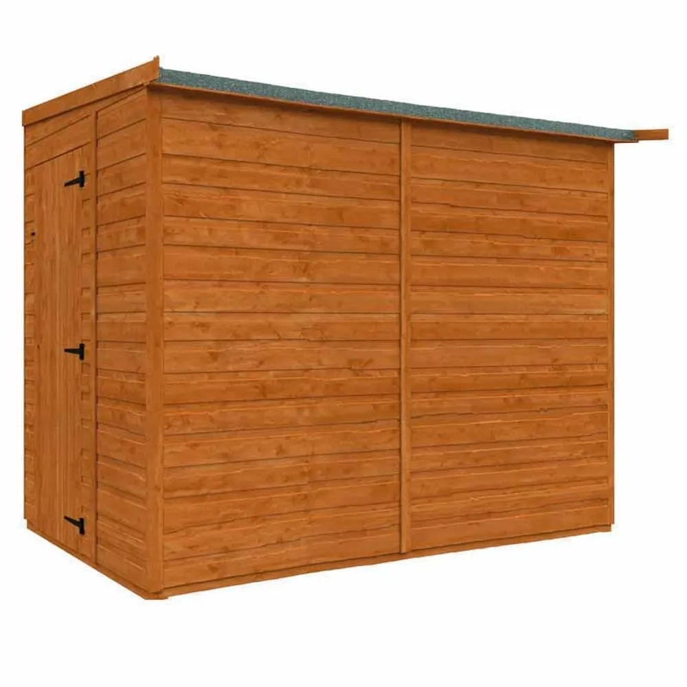Buttercup Farm 8x6 Flex Pent Summerhouse Garden Sunroom 12mm Flex in Burnt Orange 5