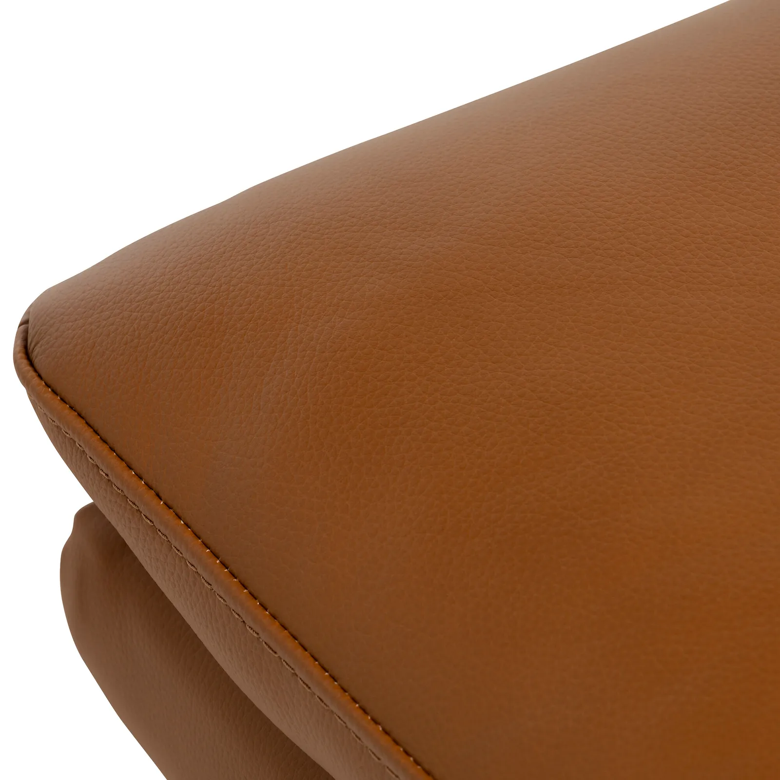 Mills Ottoman, Brown Leather | Barker & Stonehouse 6
