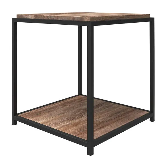 Quincy End Table, Weathered Oak 6