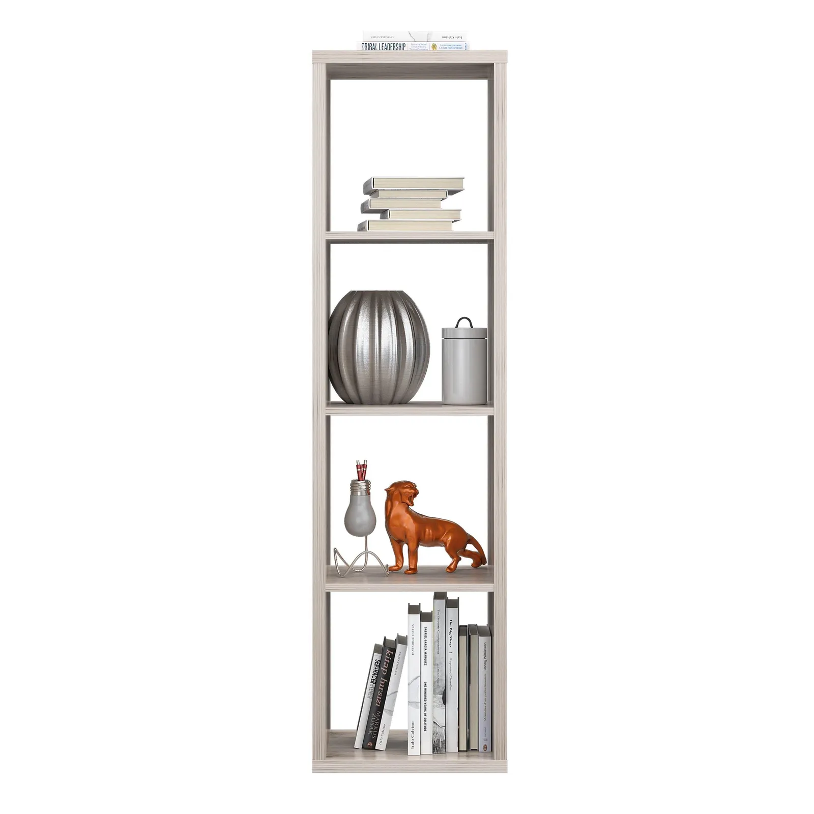 Furniture To Go Mauro 3 Shelves Storage Unit in in Light Oak 4