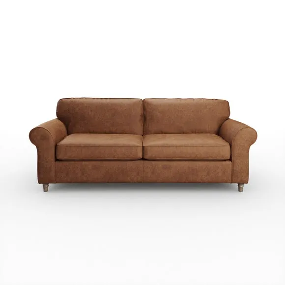Flori Arizona Faux Leather 4 Seater Sofa 6