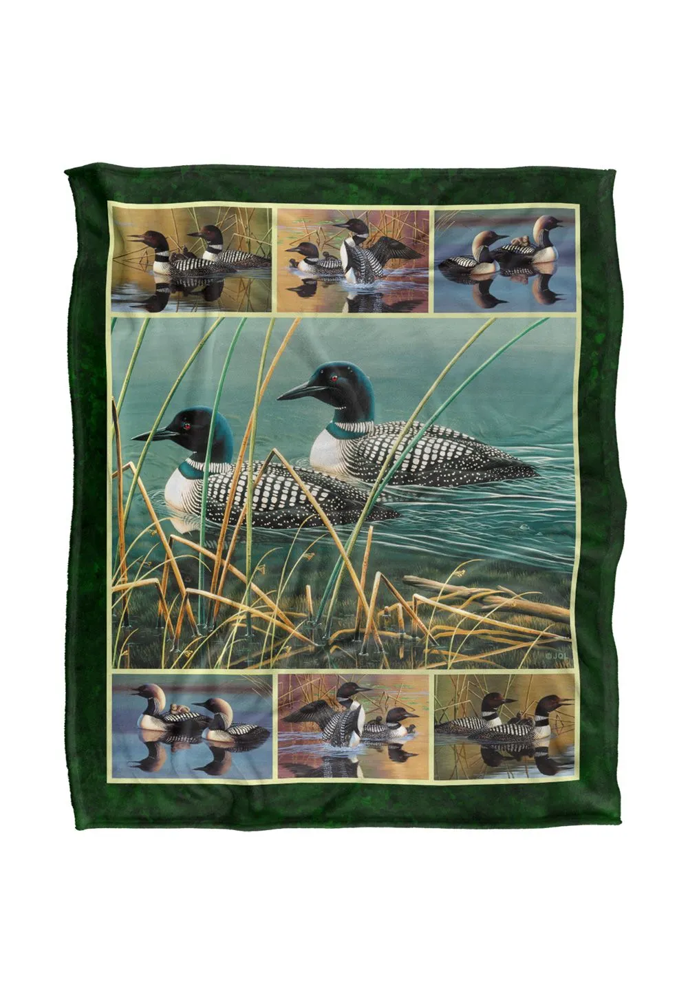 JQ Licensing Cf-Jp Loon Silky Touch Super Soft Throw Blanket 152 X 127 cm in White