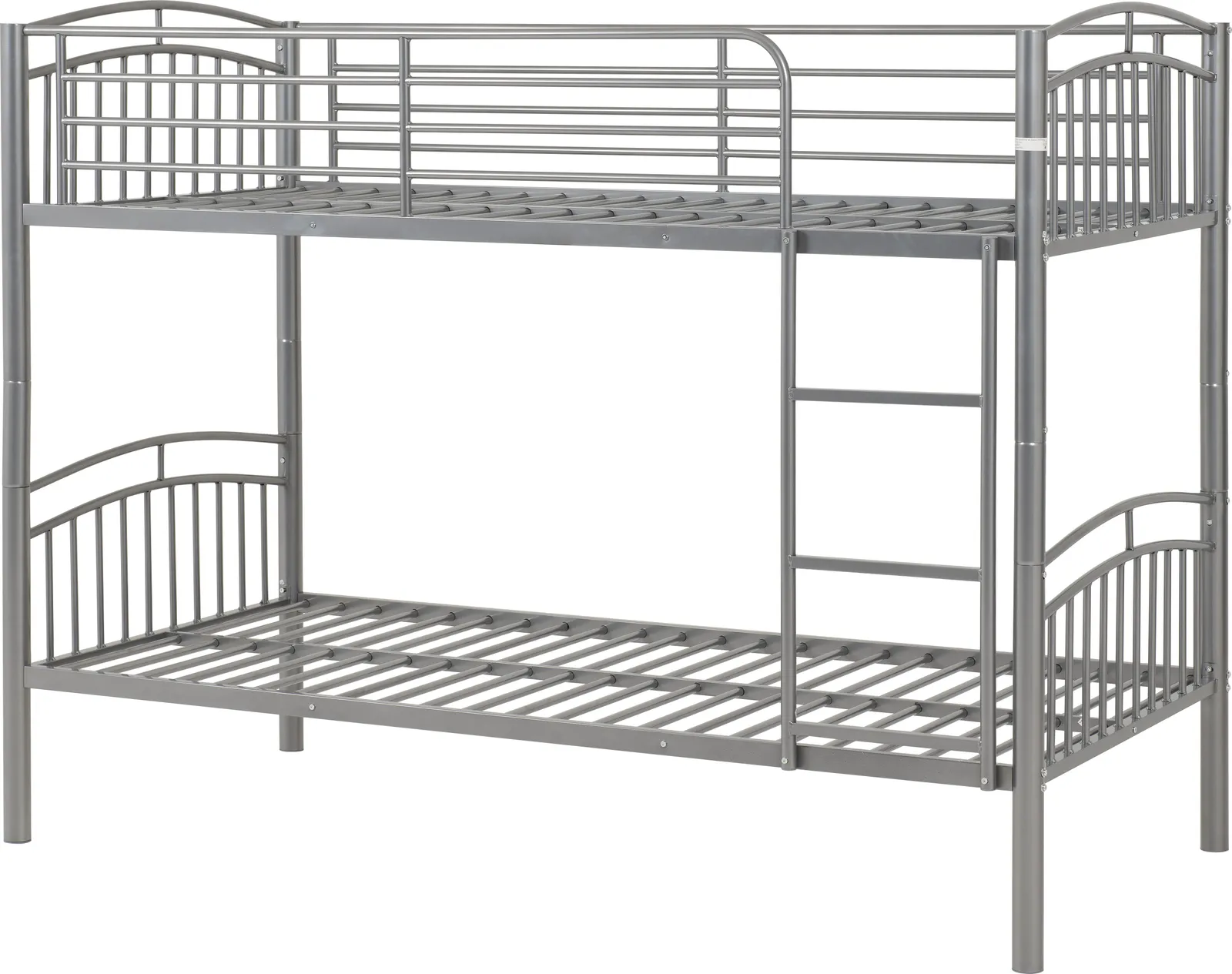 Seconique Ventura 3' Single Bunk Bed in Metallic Silver 3