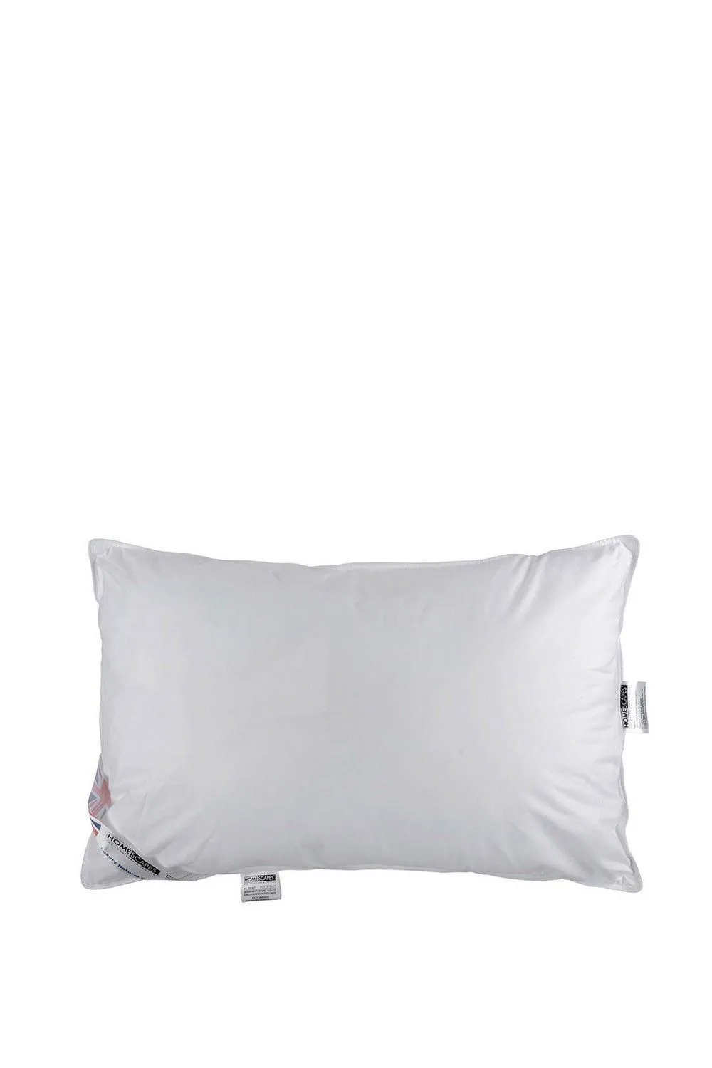 Homescapes Super Microfibre Lavender Pillow with Dried Lavender Insert in White