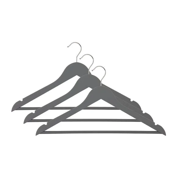 Set of 3 Soft Touch Hangers 2