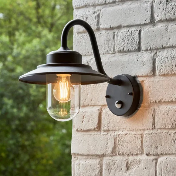 Vogue Theo Industrial PIR Sensor Outdoor Wall Light