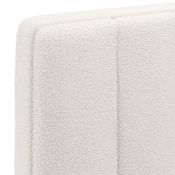 Luxury Teddy Vertical Stripe Headboard 4