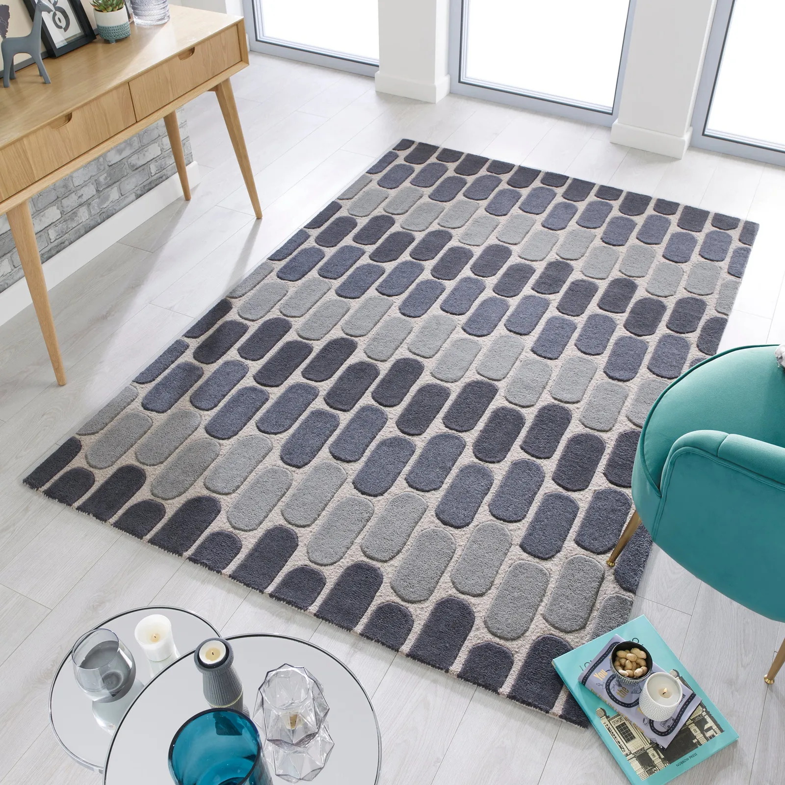 Fossil Rug Grey