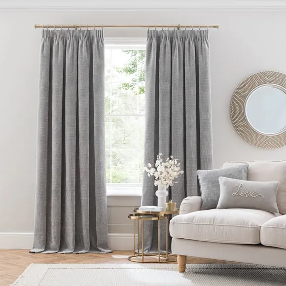 Alayna Chenille Pencil Pleat Curtains 2