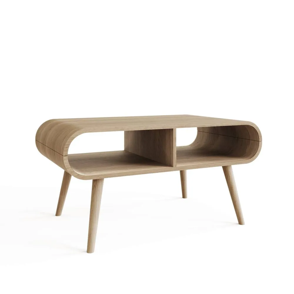 GFW Vionna Curved Coffee Table in Light Oak 2