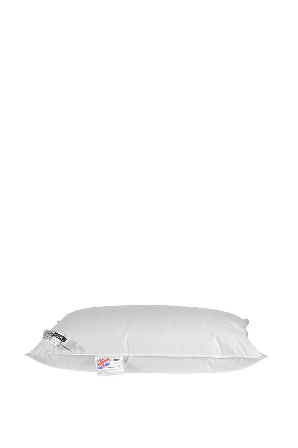 Homescapes Goose Feather & Down Music Pillow in White 2