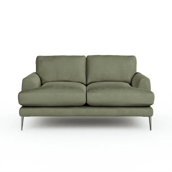 Lawson Matte Plush Velvet 2 Seater Sofa 6