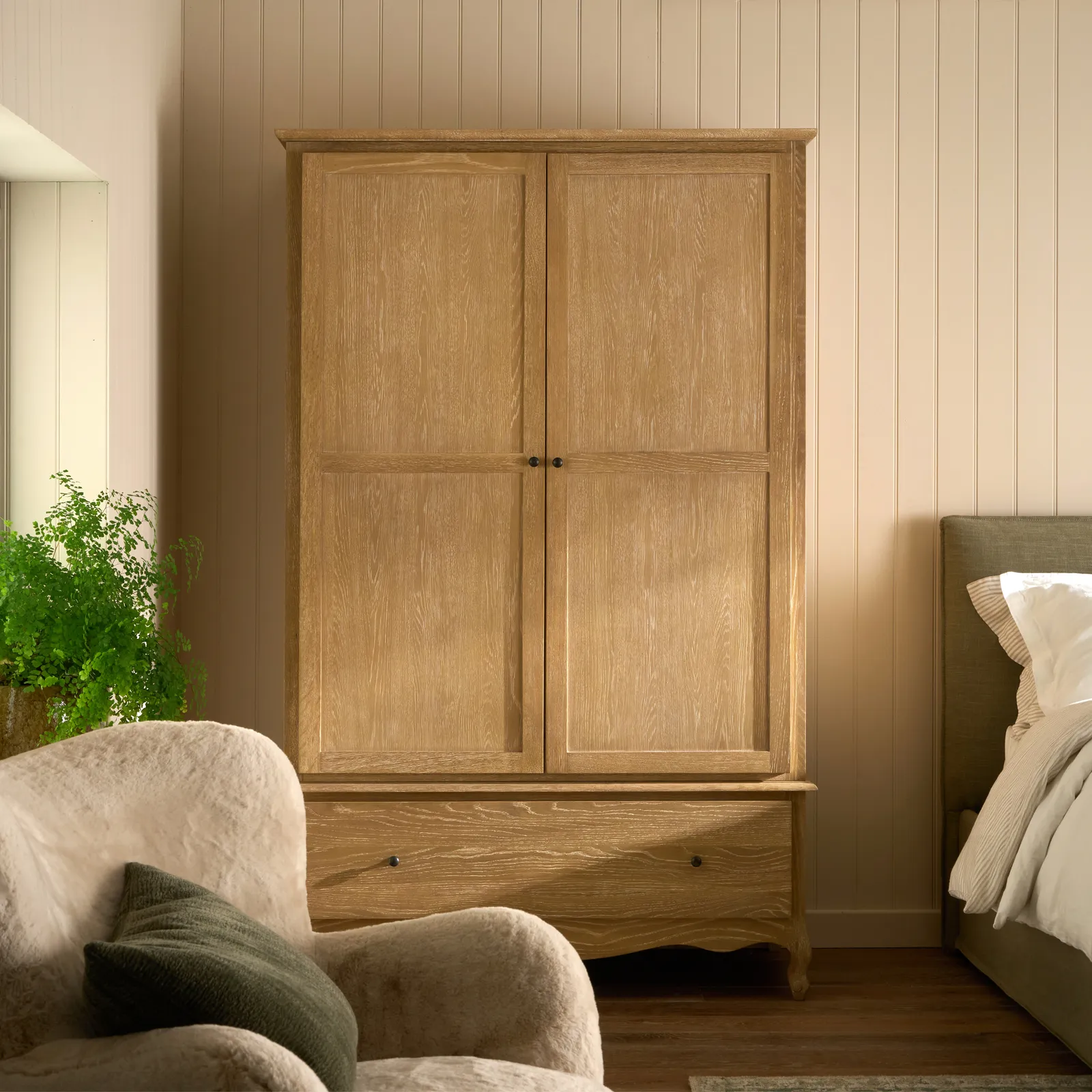 Sienna Beau Wardrobe, Weathered Oak