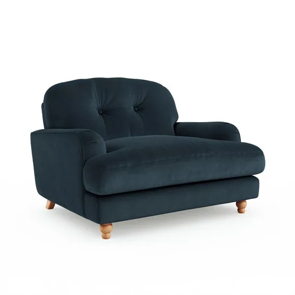 Martha Matte Plush Velvet Snuggle Sofa 6