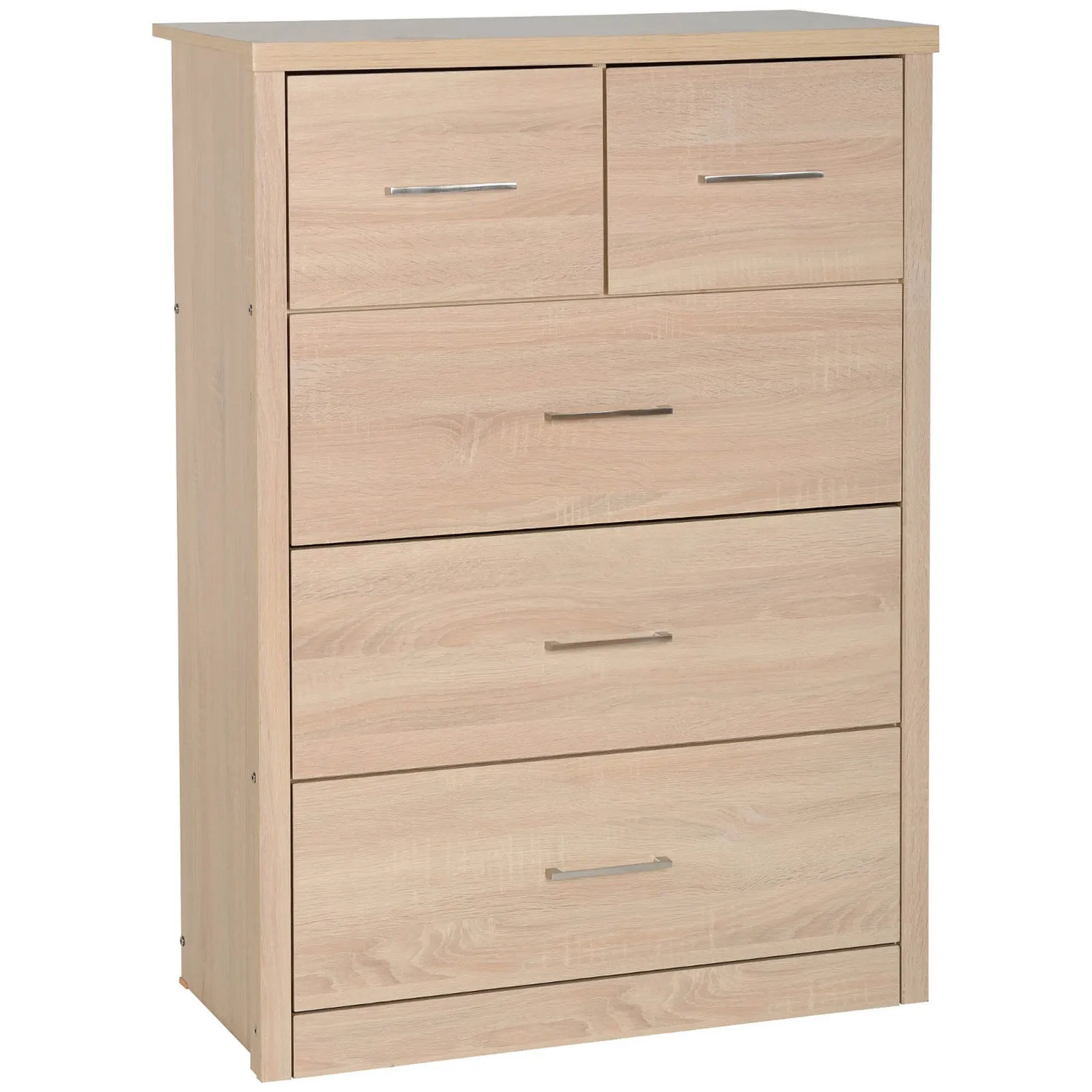 Lennon Oak Effect 5 Drawer Chest Natural
