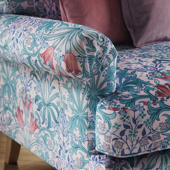 Jolene William Morris Woodland Weeds Print Velvet 2 Seater Sofa 4