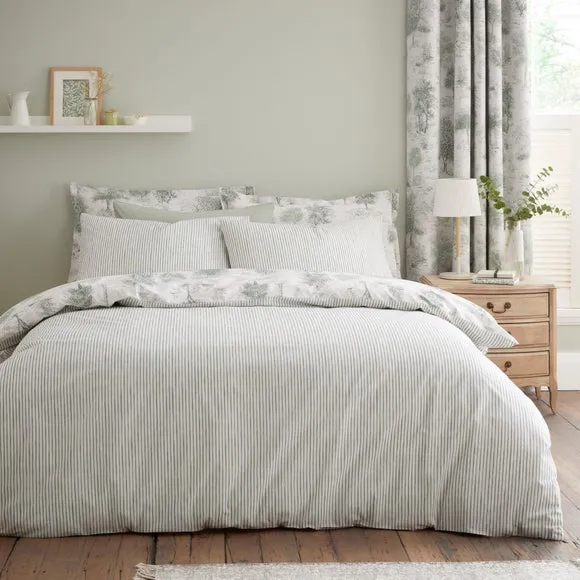 Toile Trees Polycotton Duvet Cover & Pillowcase Set 3