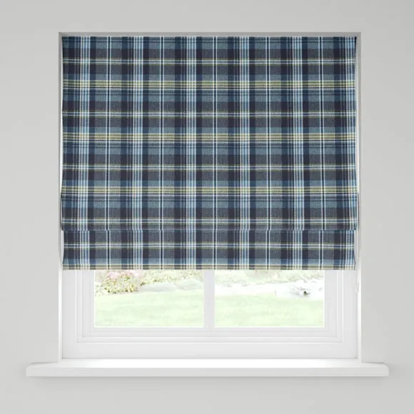 Kenmore Check Roman Blind 2