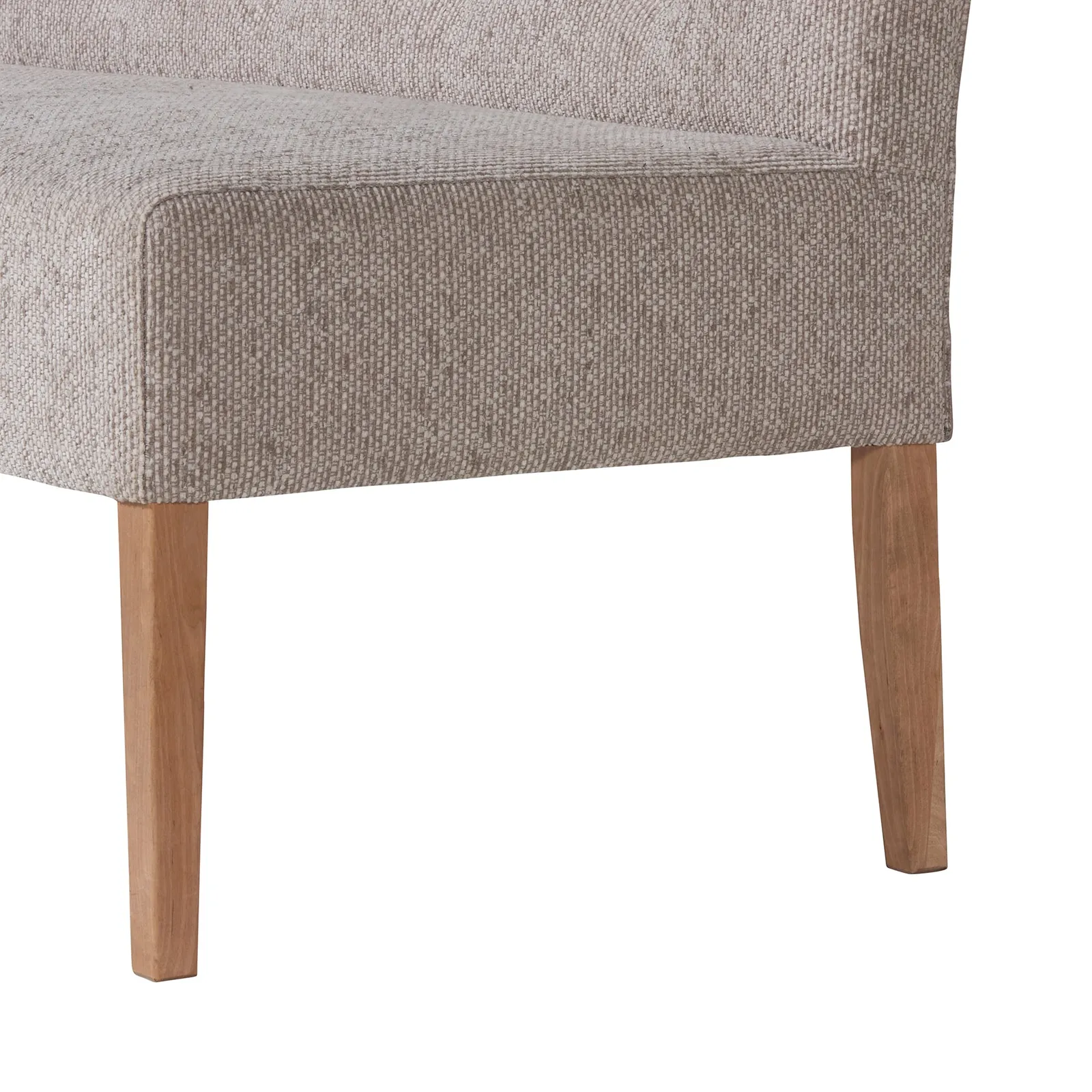 Medina Right Corner Bench, Grey Fabric | Barker & Stonehouse 5