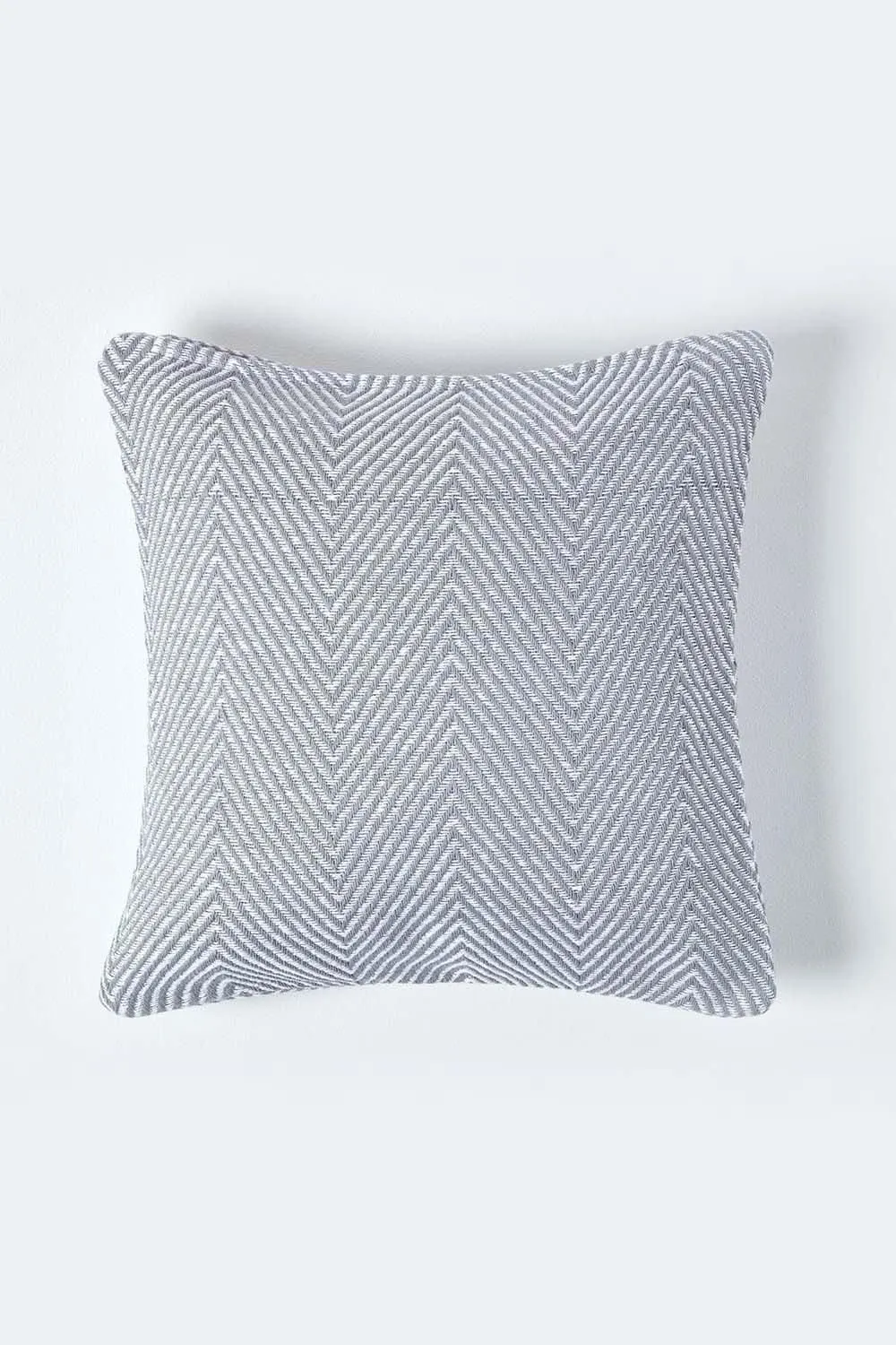 Homescapes Cotton Halden Cushion Cover in Grey