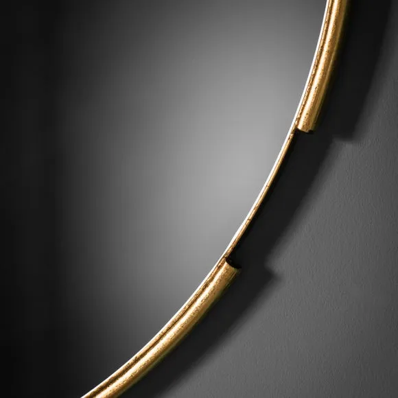 Mora Gold Round Wall Mirror 2
