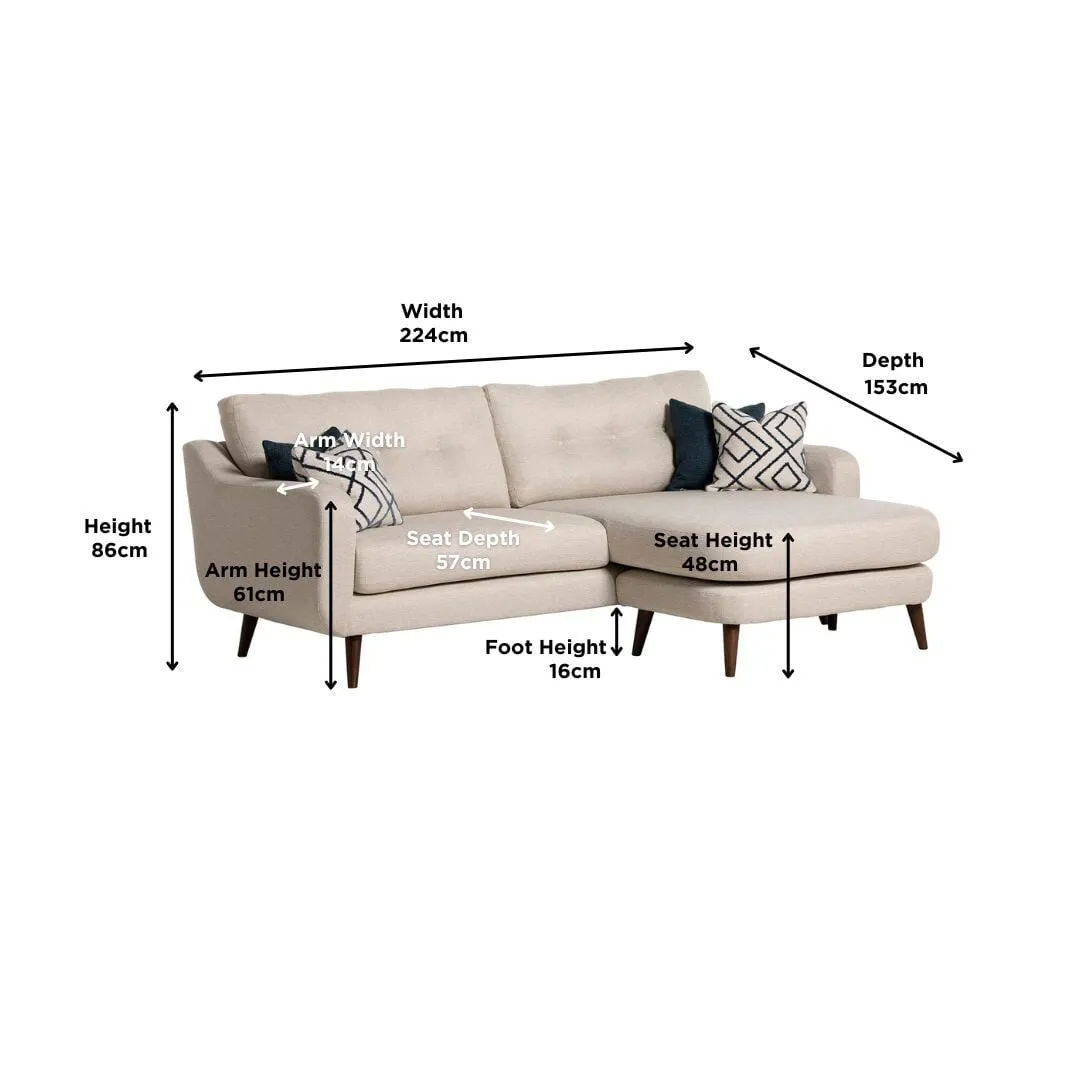 Myers Lounger Sofa, Neutral Fabric | Barker & Stonehouse 3