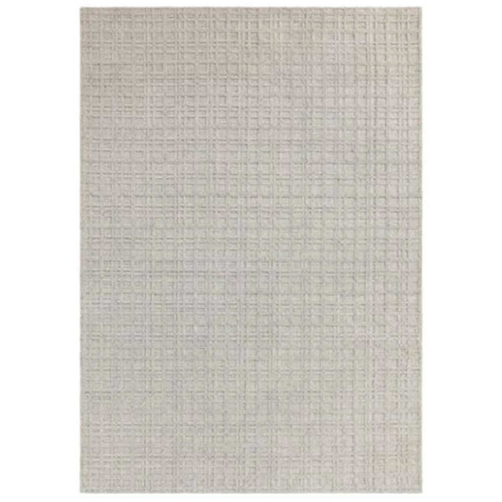 Savannah Greige 160X230Cm Rug, Square, Grey Wool Blend | Barker & Stonehouse
