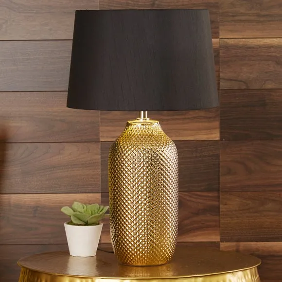Nova Textured Ceramic Table Lamp 1
