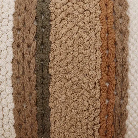 Natural Plaited Cushion 2