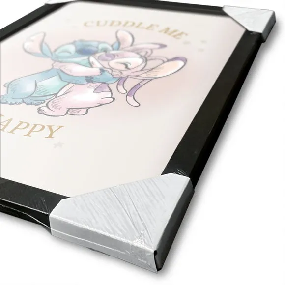 Stitch Cuddle Me Happy Framed Print 2