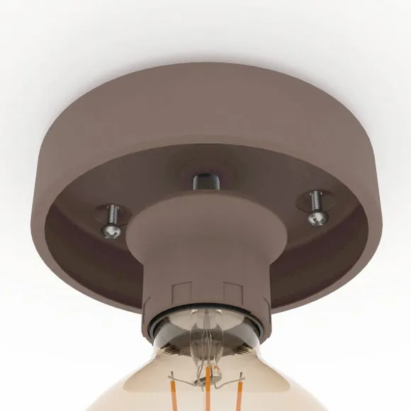 EGLO Mogano Retro Flush Ceiling Light 2
